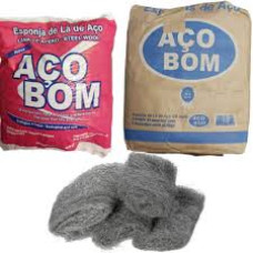 LÃ AÇO AÇOBOM  LÃ AÇO AÇOBOM